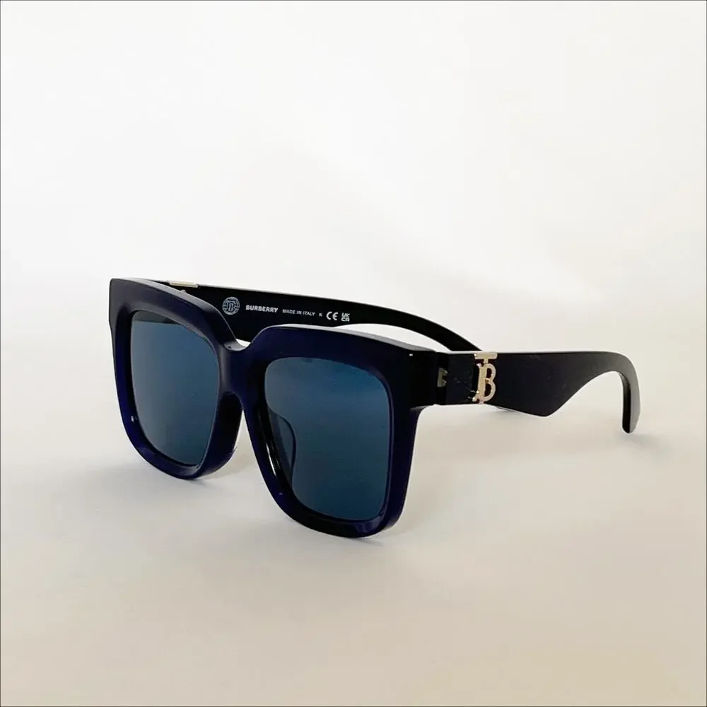 BURBERRY B4419F Sunglasses Sun Glasses Blue Authentic 54 Unisex - Picture 9 of 12